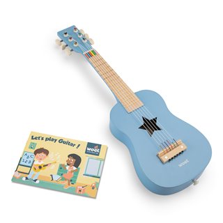 Toy guitar - blue